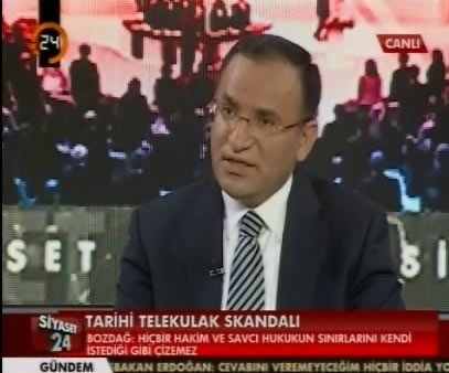 Adalet Bakanı Bekir Bozdağ, Kanal 24' de Gündeme ilişkin soruları yanıtladı.